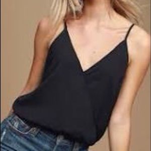 LUSH || deep vneck tank top